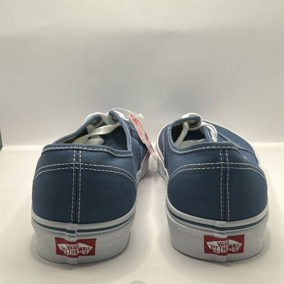 VANS MEN'S VANS AUTHENTIC SKATE SHOES (NAVY), 12 US MENS, 13.5 US WOMENS - Picture 10 of 16